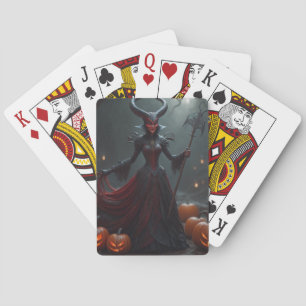 Maleficent inspired playing cards
