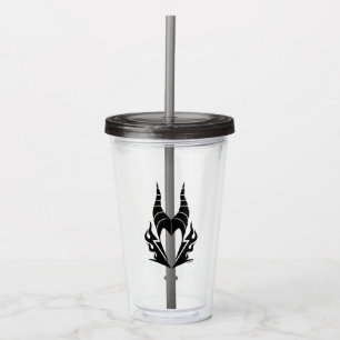 Maleficent Logo Acrylic Tumbler