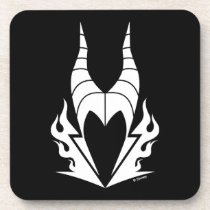 Maleficent Logo Beverage Coaster