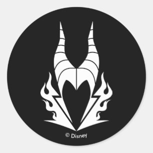 Maleficent Logo Classic Round Sticker