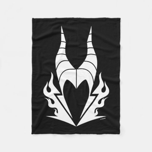 Maleficent Logo Fleece Blanket
