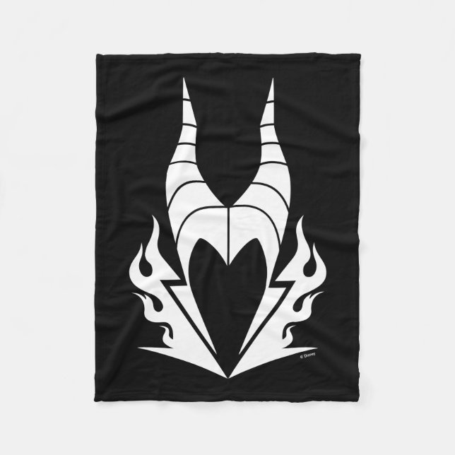 Maleficent Logo Fleece Blanket (Front)