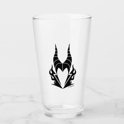 Maleficent Logo Glass