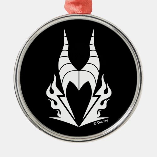 Maleficent Logo Metal Ornament