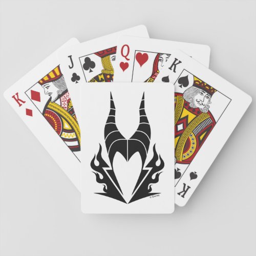 Maleficent Logo Playing Cards
