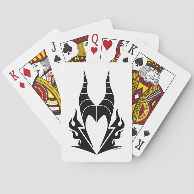 Maleficent Logo Playing Cards (Back)