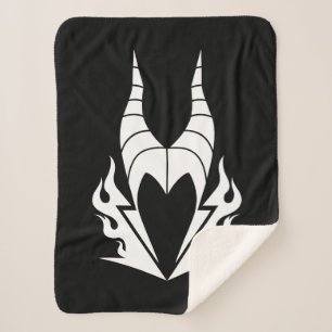 Maleficent Logo Sherpa Blanket