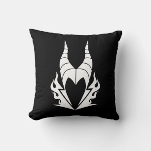 Maleficent Logo Throw Pillow