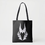 Maleficent Logo Tote Bag<br><div class="desc">This design features the head of the evil Malecient from the Disney animated feature film Sleeping Beauty.</div>