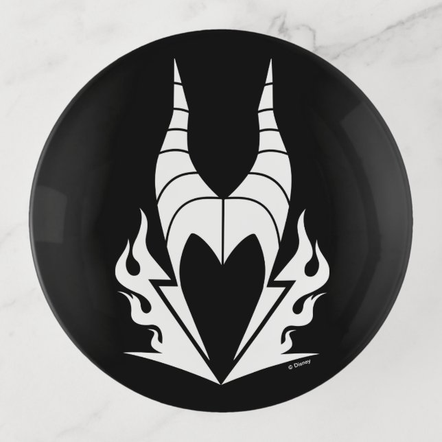 Maleficent Logo Trinket Tray (Front)