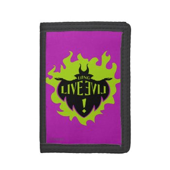 Maleficent - Long Live Evil Tri-fold Wallet by descendants at Zazzle