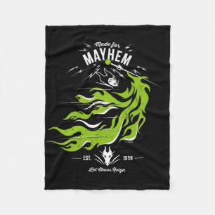 Maleficent Made for Mayhem Let Chaos Reign Fleece Blanket