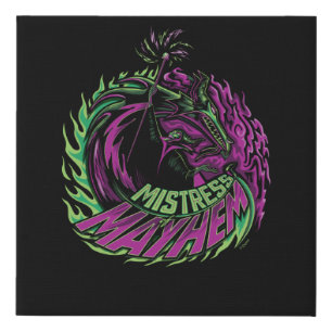 Maleficent Mistress of Mayhem Faux Canvas Print