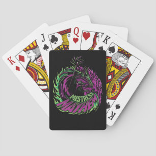 Maleficent Mistress of Mayhem Playing Cards