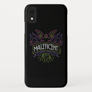 Maleficent Neon Badge Logo iPhone XR Case
