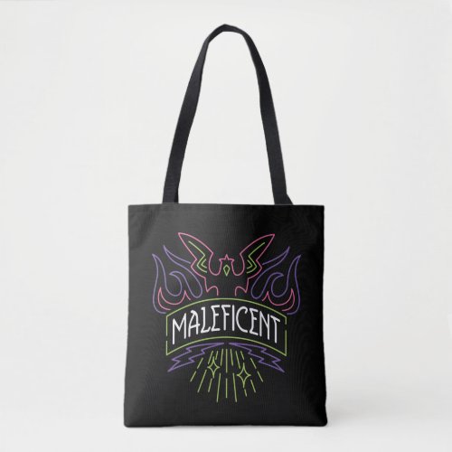 Maleficent  Neon Badge Logo Tote Bag