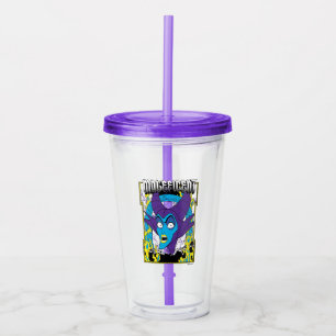 Maleficent   Neon Design Acrylic Tumbler