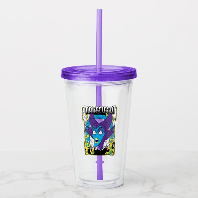 Maleficent | Neon Design Acrylic Tumbler (Front)
