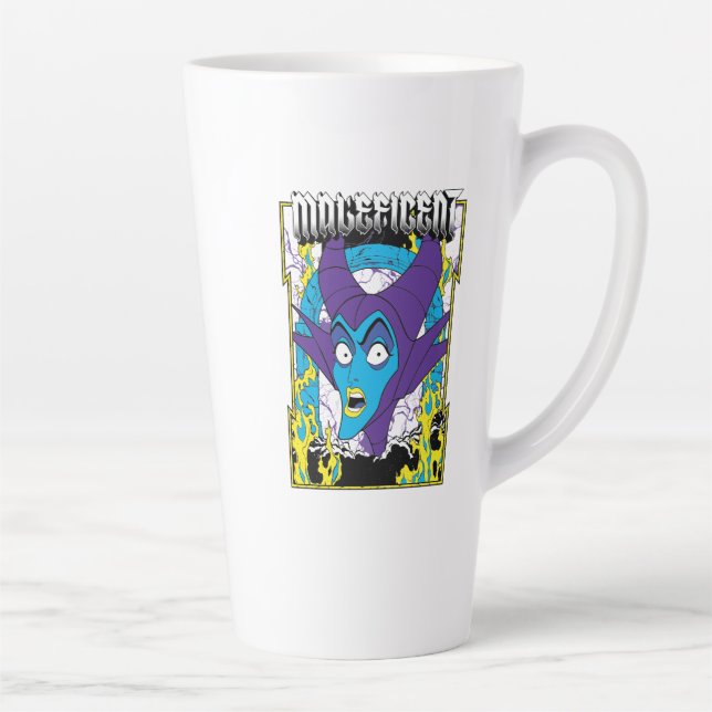 Maleficent | Neon Design Latte Mug (Right)