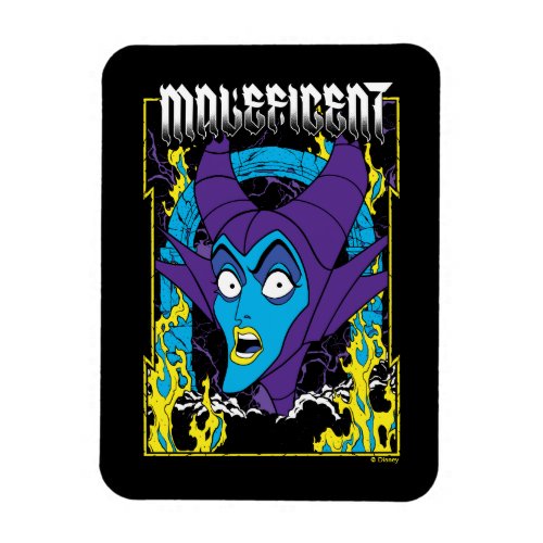 Maleficent  Neon Design Magnet
