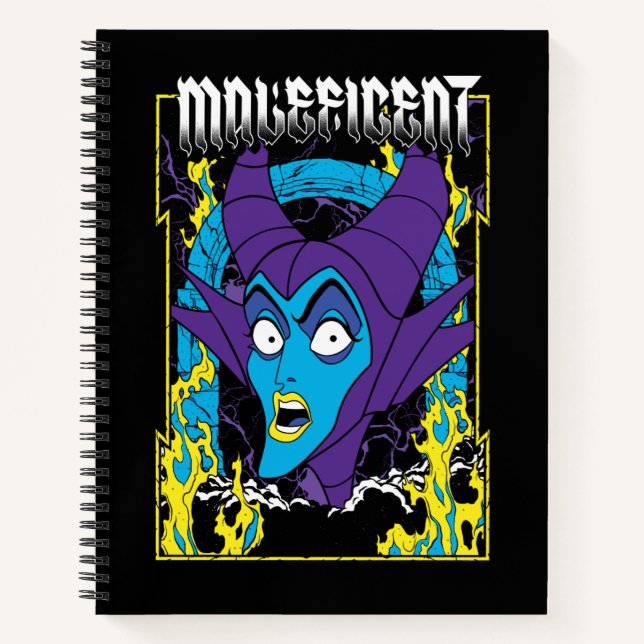 Maleficent | Neon Design Notebook (Front)