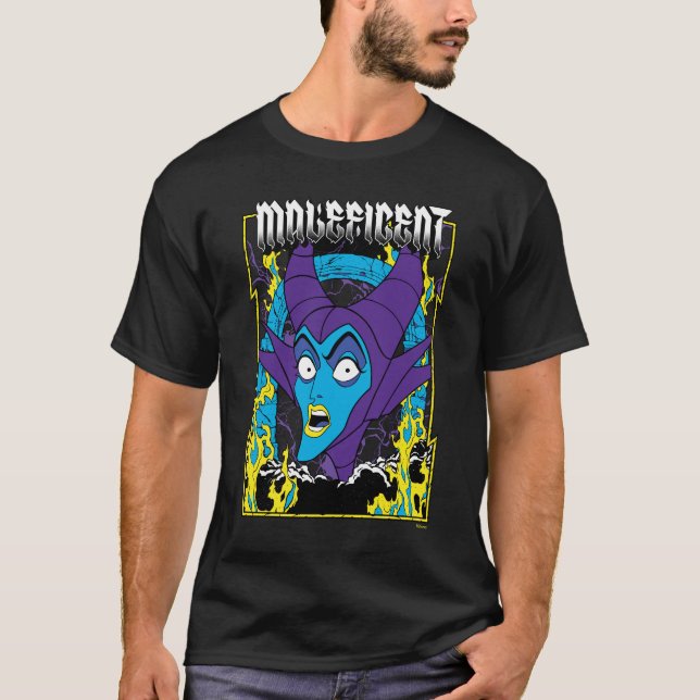 Maleficent | Neon Design T-Shirt (Front)