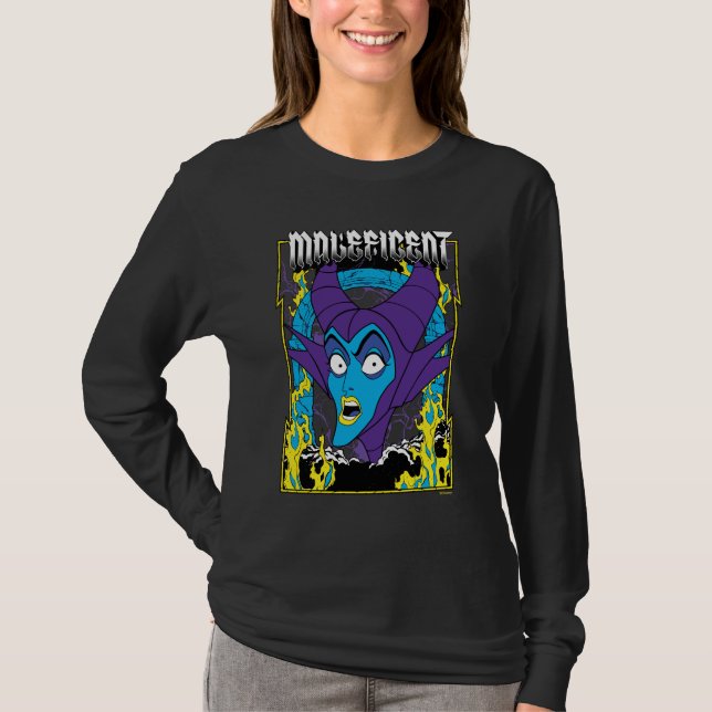 Maleficent | Neon Design T-Shirt (Front)