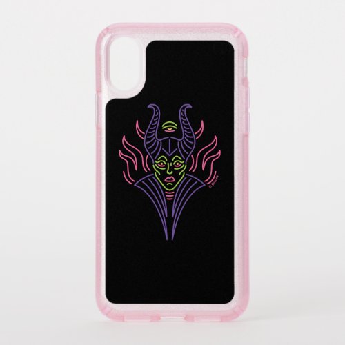 Maleficent  Neon Face Speck iPhone XS Case