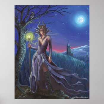 Maleficent Poster Villan Poster Sleeping Beauty by Deanna_Davoli at Zazzle