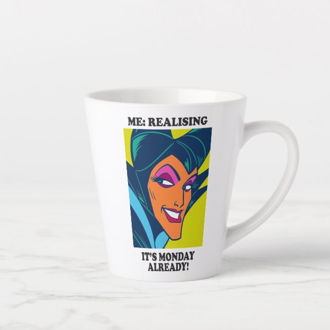 Maleficent | Realising It's Monday Already Latte Mug (Right)