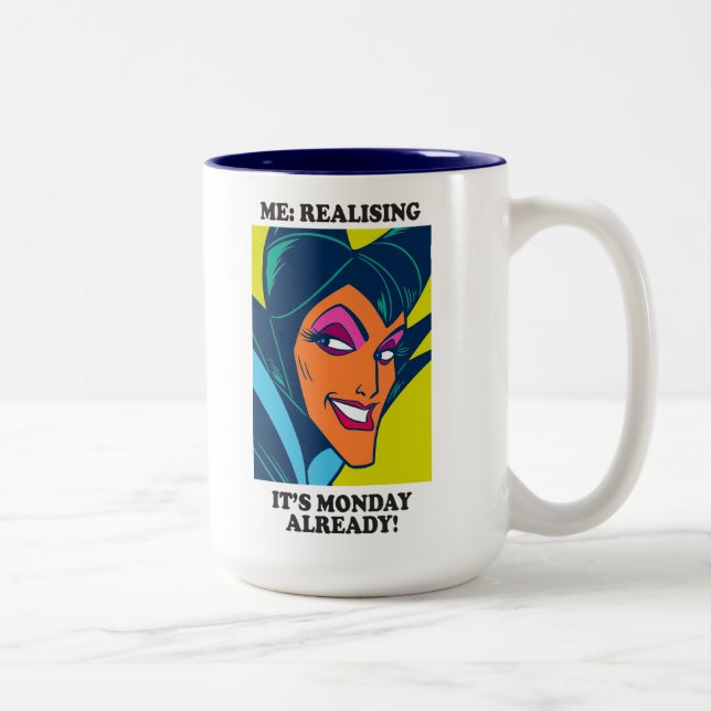 Maleficent | Realising It's Monday Already Two-Tone Coffee Mug (Right)