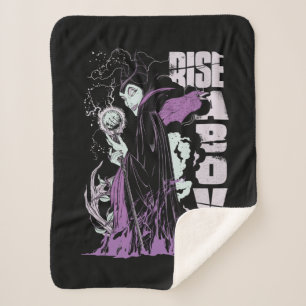 Maleficent Rise Above Sherpa Blanket