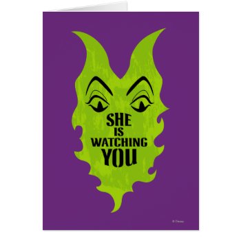 Maleficent - She Is Watching You by descendants at Zazzle