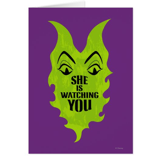 Maleficent - She is Watching You Cards (Front)