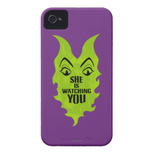 Maleficent - She is Watching You iPhone 4 Case