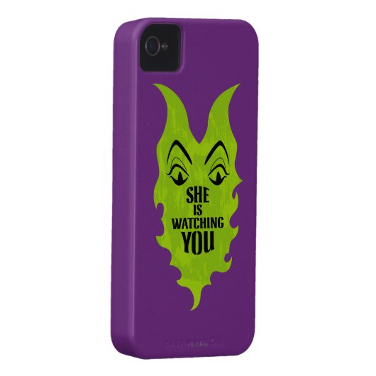 Maleficent - She is Watching You Case-Mate iPhone Case (Back/Right)