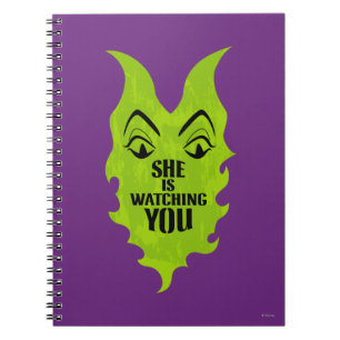 Maleficent - She is Watching You Notebook