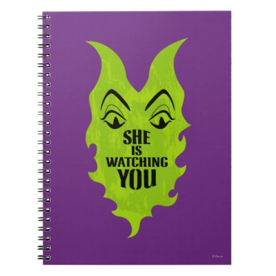 Maleficent - She is Watching You Notebook