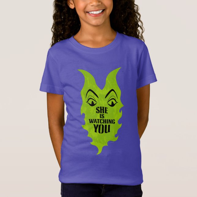 Maleficent - She is Watching You T-Shirt (Front)