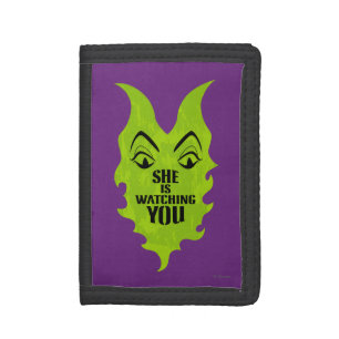 Maleficent - She is Watching You Tri-fold Wallet