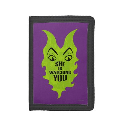 Maleficent - She is Watching You Trifold Wallet