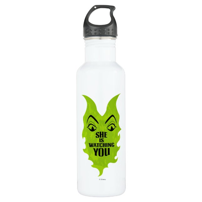 Maleficent - She is Watching You Water Bottle (Front)