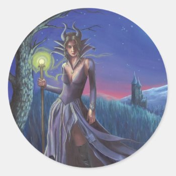 Maleficent Sticker Maleficent Art Fairy Tale Art by Deanna_Davoli at Zazzle