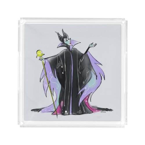 Maleficent  Strikes a Pose Acrylic Tray
