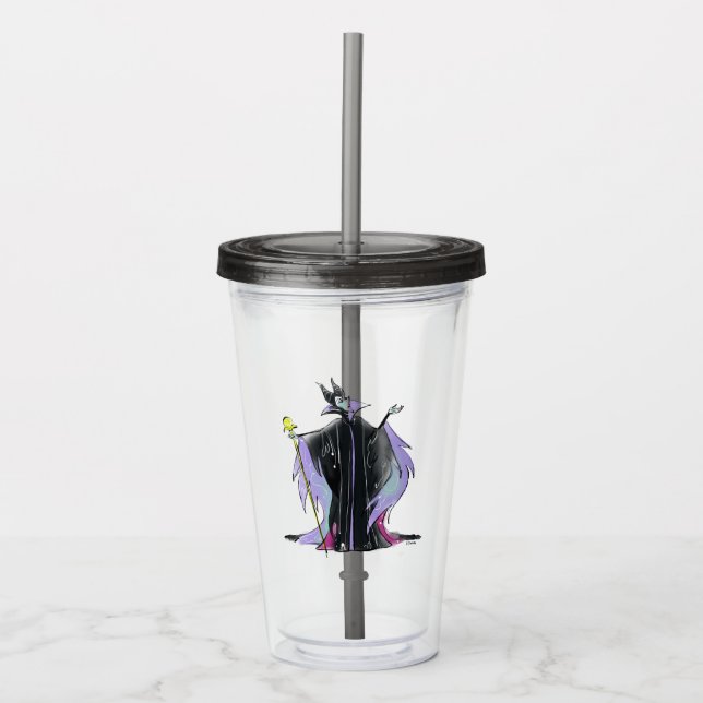 Maleficent | Strikes a Pose Acrylic Tumbler (Front)