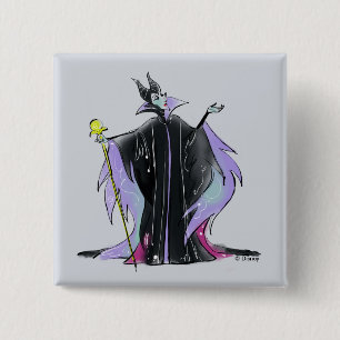 Maleficent Strikes a Pose Button