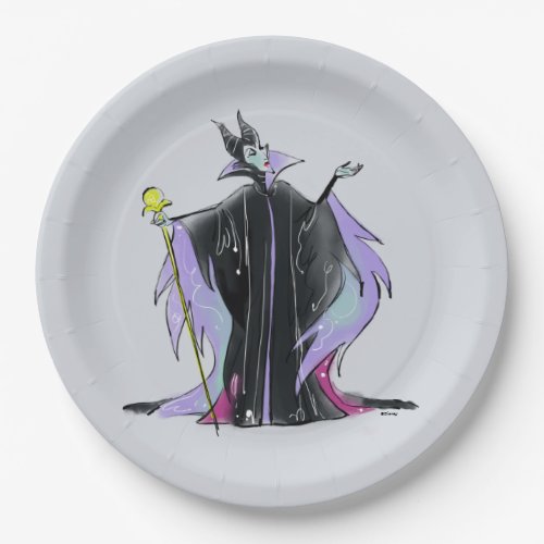Maleficent  Strikes a Pose Paper Plates