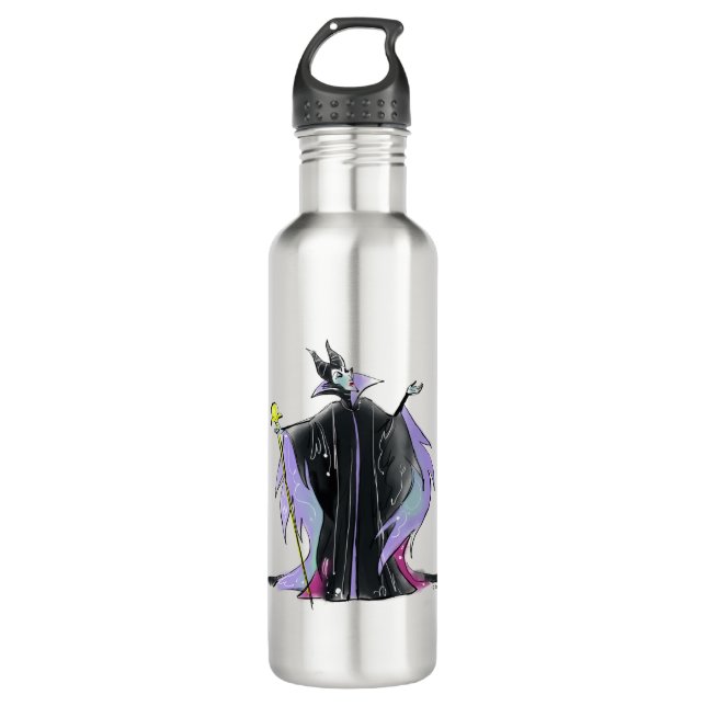 Maleficent | Strikes a Pose Stainless Steel Water Bottle (Front)