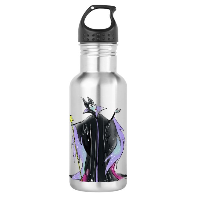 Maleficent | Strikes a Pose Stainless Steel Water Bottle (Front)