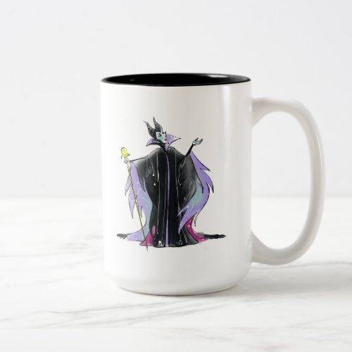 Maleficent  Strikes a Pose Two_Tone Coffee Mug